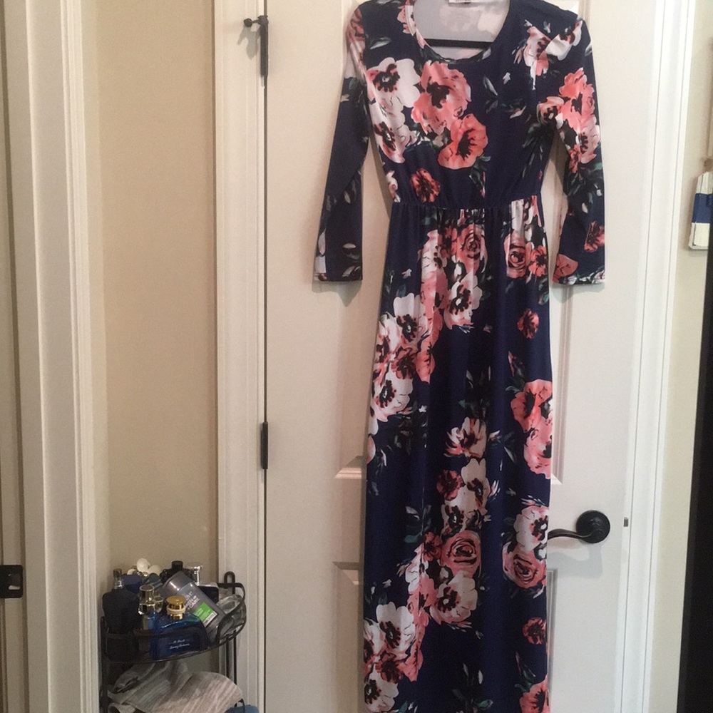 Floral stretchy dress